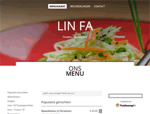 Tablet Screenshot of linfa.nl